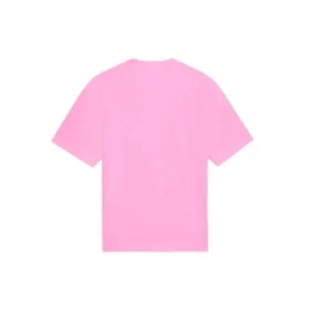 Maglietta a girocollo con logo dello sponsor, rosa/rosso 612965TJVD95764