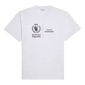 Maglietta a girocollo con logo SS21 Grigio 612965THV841167 Maglietta a girocollo con logo SS21 Grigio 612965THV841167
