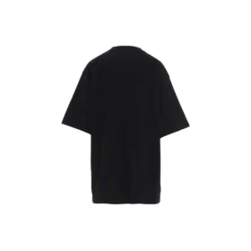 Maglietta a girocollo con stampa, nera 620941TIVD51000 Maglietta a girocollo con stampa, nera 620941TIVD51000