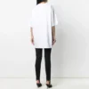 Maglietta a girocollo con stampa SS21, bianca 641655TIV549040