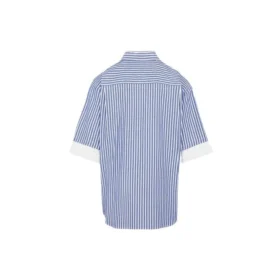 Maglietta a maniche corte a strati BB Icon “Blu Bianco” 699195TMM234640