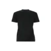 Maglietta a maniche corte con colletto rotondo e logo SS21, nera 612964TJV871070