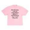 Maglietta a maniche corte con collo rotondo, rosa 641532TJVI31401