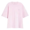 Maglietta a maniche corte con logo piccolo “Basic Alphabet” rosa 571205TEV182014