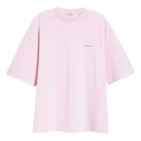 Maglietta a maniche corte con logo piccolo “Basic Alphabet” rosa 571205TEV182014 Maglietta a maniche corte con logo piccolo “Basic Alphabet” rosa 571205TEV182014