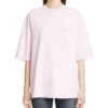 Maglietta a maniche corte con logo piccolo “Basic Alphabet” rosa 571205TEV182014