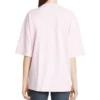 Maglietta a maniche corte con logo piccolo “Basic Alphabet” rosa 571205TEV182014