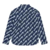 Maglietta a maniche corte con logo scarabocchiato, vestibilità ampia “Midnight Blue” 662983TLLJ48502