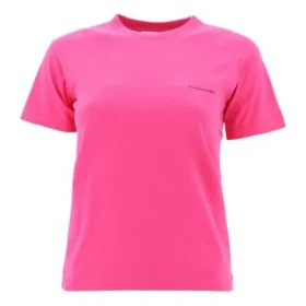 Maglietta a maniche corte con piccolo logo retrò, rosa 570796TBV435630 Maglietta a maniche corte con piccolo logo retrò, rosa 570796TBV435630