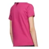 Maglietta a maniche corte con piccolo logo retrò, rosa 570796TBV435630