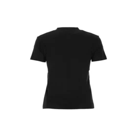 Maglietta a maniche corte con stampa BLogo, nera 612964TJVD61000 Maglietta a maniche corte con stampa BLogo, nera 612964TJVD61000