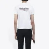 Maglietta a maniche corte con stampa del logo alfabetico “White” 612964TIV529040