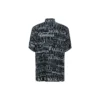 Maglietta a maniche corte con stampa logo in caratteri misti “Black Grey” 556854TELF21269