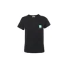 Maglietta a maniche corte in cotone ecologico, nera 578133THV631000