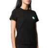Maglietta a maniche corte in cotone ecologico, nera 578133THV631000