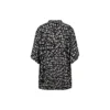 Maglietta a maniche corte minimal con strisce con logo “Black” 681813TML21-1269