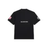 Maglietta a maniche corte retrò spaziale Balenciaga x NASA “Black” 651795TKVD71070