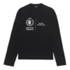 Maglietta a maniche lunghe Balenciaga x WFP, vestibilità media “Black” 612967THV841000
