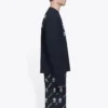 Maglietta a maniche lunghe Balenciaga x WFP, vestibilità media “Black” 612967THV841000
