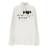 Maglietta a maniche lunghe BB disegnata a mano, oversize “White” 725722TYB189000