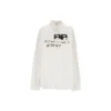 Maglietta a maniche lunghe BB disegnata a mano, oversize “White” 725722TYB189000
