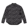 Maglietta a maniche lunghe con logo su tutta la superficie “Black” 662983TNLL11070