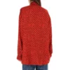 Maglietta a maniche lunghe con stampa del logo, rossa 623037TJLI16167