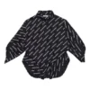 Maglietta a maniche lunghe con stampa logo “Black” 671663TLLJ11070