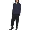 Maglietta a maniche lunghe dal taglio ampio “Blue” 658956TLM164100
