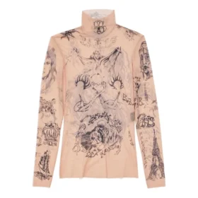 Maglietta a maniche lunghe Tat “Beige chiaro” 7928434E1B59500