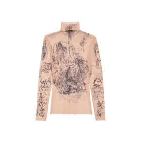 Maglietta a maniche lunghe Tat “Beige chiaro” 7928434E1B59500