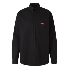 Maglietta a maniche lunghe Uniform, vestibilità Large, “Nera” 623750TIM391000