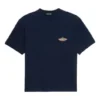 Maglietta con collo rotondo in cotone Balenciaga “Navy” 594579THV608065
