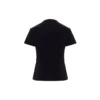 Maglietta con logo stampato, girocollo, nera 612964TIVD51000