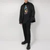 Maglietta con logo su tutta la superficie “Black” 681457TKO401000