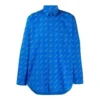 Maglietta con logo su tutta la superficie “Blue White” 534333TBL967560
