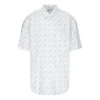 Maglietta con logo su tutta la superficie “White Black” 534332TBL969040