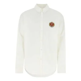 Maglietta con stampa del logo universitario “White” 675640TYB189000 Maglietta con stampa del logo universitario “White” 675640TYB189000