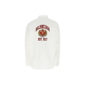 Maglietta con stampa del logo universitario “White” 675640TYB189000 Maglietta con stampa del logo universitario “White” 675640TYB189000