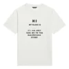 Maglietta con stampa logo FW21, bianca 661705TKVF19081