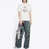 Maglietta con stampa logo FW21, bianca 661705TKVF19081
