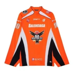 Maglietta da hockey a maniche lunghe con inserti “Orange” 657105TKV247074