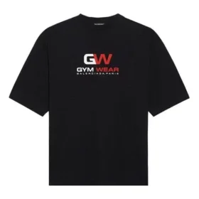 Maglietta da palestra con logo “Black” 620969TIVD51000