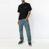 Maglietta da uomo Balenciaga con logo, a maniche corte, nera 556150TYK281000