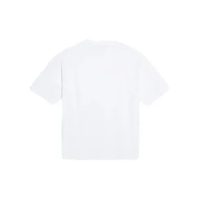 Maglietta da uomo Balenciaga con stampa del logo “Band Portrait”, stile retrò, maniche corte, bianca 612966TIV479000 Maglietta da uomo Balenciaga con stampa del logo “Band Portrait”, stile retrò, maniche corte, bianca 612966TIV479000