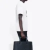 Maglietta da uomo Balenciaga con stampa del logo “Band Portrait”, stile retrò, maniche corte, bianca 612966TIV479000