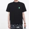 Maglietta da uomo Balenciaga con stampa del logo, maniche corte, nera 594579THV631000