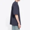 Maglietta da uomo Balenciaga con stampa “Political Campaign”, maniche corte, blu navy 570803TAV444128