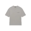 Maglietta da uomo Balenciaga FW21 con stampa logo, stile retrò, maniche corte, grigia 612966TIVG51167