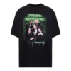 Maglietta da uomo Balenciaga Speedhunters Band a maniche corte, nera 556133TCV381000
